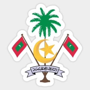 Emblem of Maldives Sticker